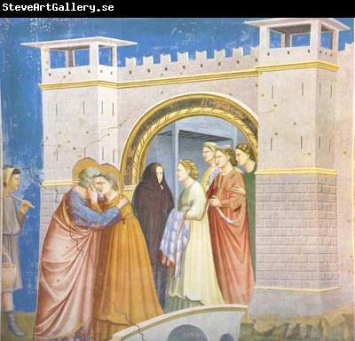 GIOTTO di Bondone Anna and Joachim Meet at the Golden Gate (mk08)